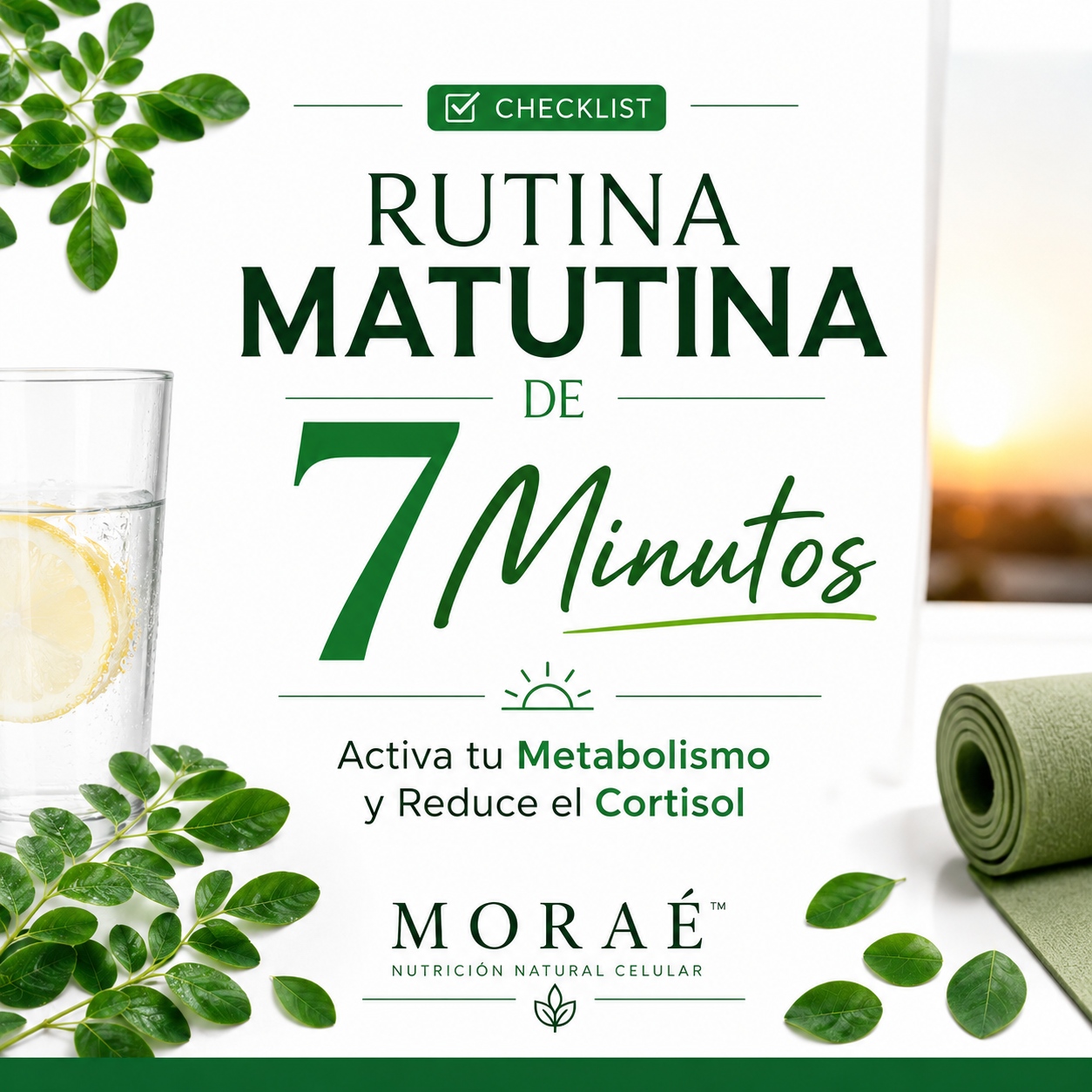 CHECKLIST — RUTINA MATUTINA DE 7 MINUTOS
