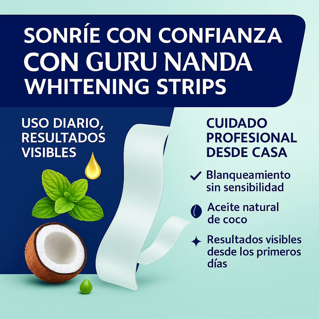 Tiras Blanqueadoras Premium: el Secreto de una Sonrisa Segura y Natural.