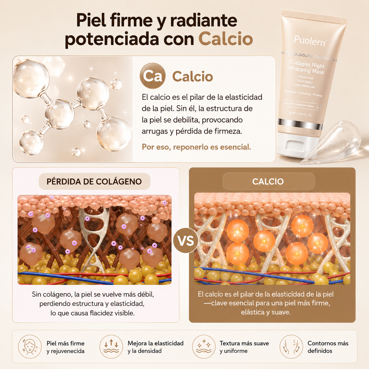 Despierta con piel de vidrio — sin esfuerzo, mientras duermes