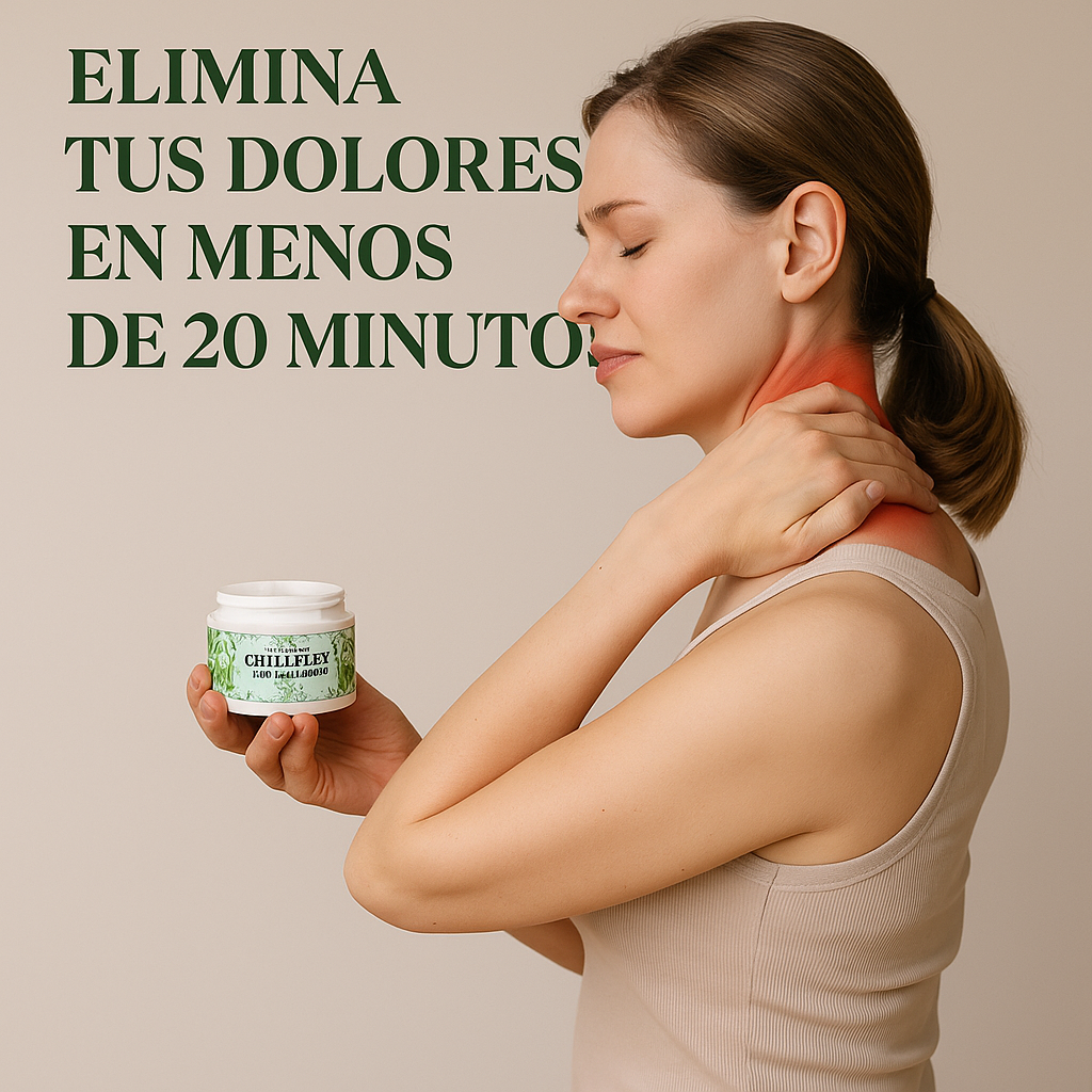 Tu cuerpo pide alivio  Chillflex lo entrega en menos de 20 minutos.