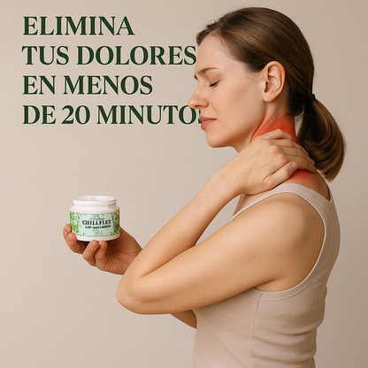 Tu cuerpo pide alivio  Chillflex lo entrega en menos de 20 minutos.