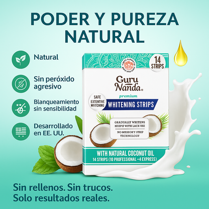 Tiras Blanqueadoras Premium: el Secreto de una Sonrisa Segura y Natural.