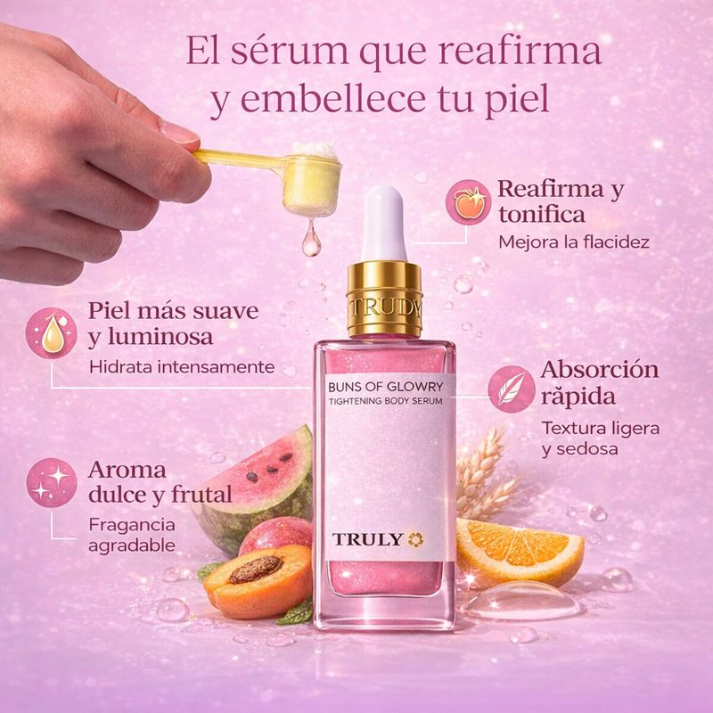 🌸 Truly – Buns of Glowry  El secreto para lucir segura, fresca y sin molestias.