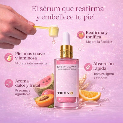 🌸 Truly – Buns of Glowry  El secreto para lucir segura, fresca y sin molestias.