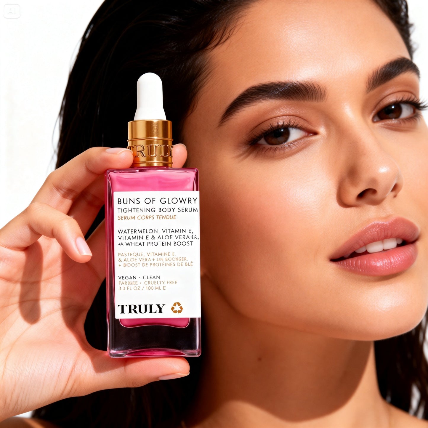 🌸 Truly – Buns of Glowry  El secreto para lucir segura, fresca y sin molestias.